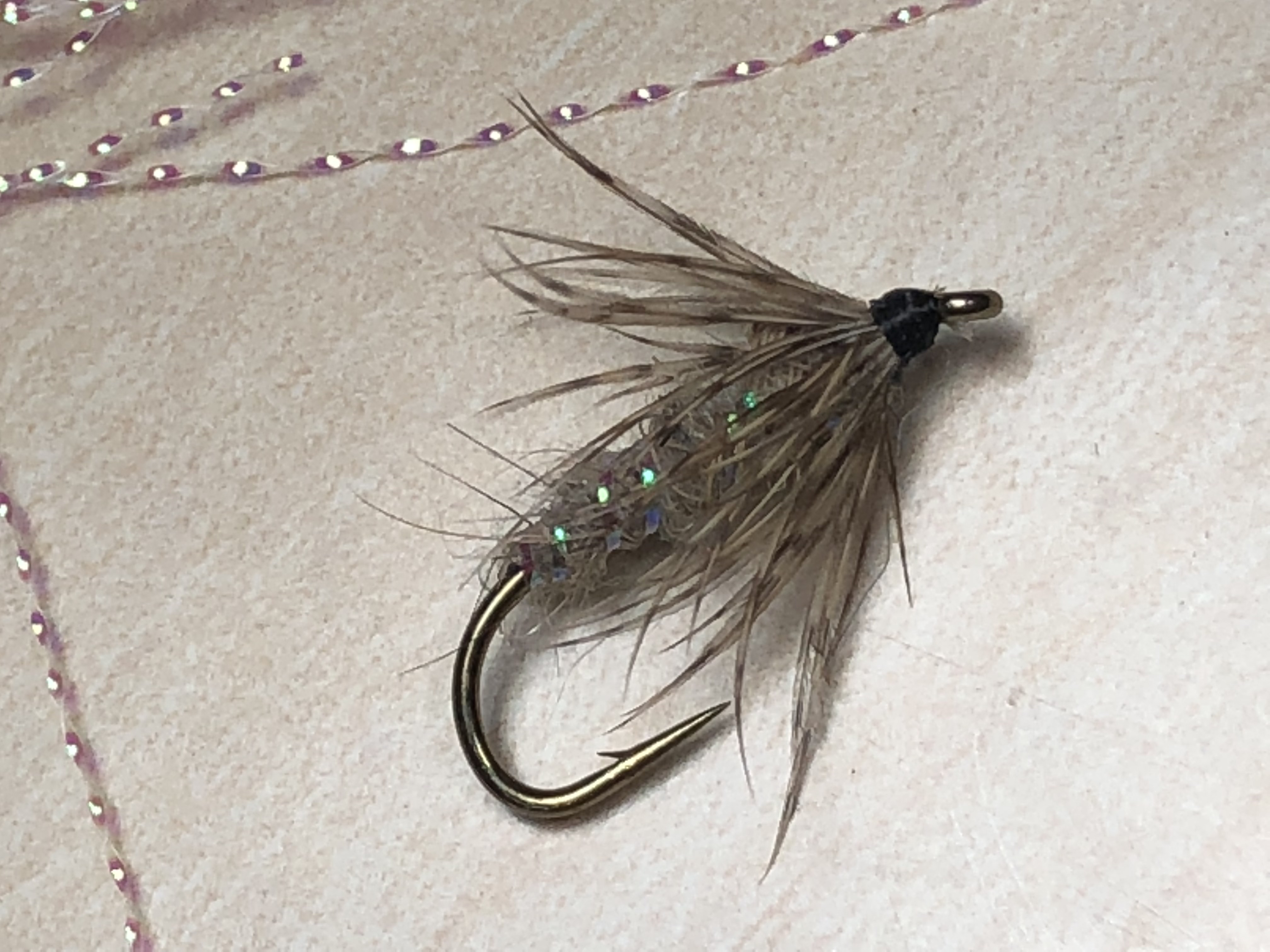SILVER MUDDLER WET FLY FISHING TROUT FLIES TROUT LURES DEADLY FLIES 