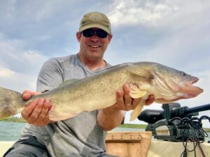 Fly fishing for walleye