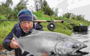 Fishing for King Salmon in Alaska