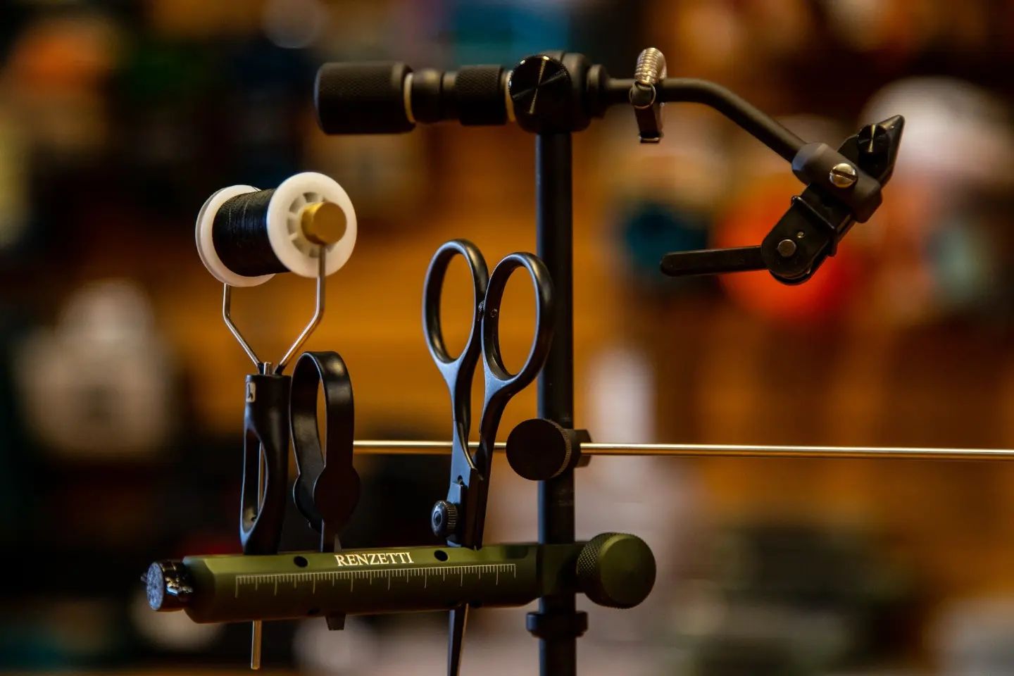 WFS 486 - Renzetti Fly Tying Vise with Lily Renzetti - The Traveler, True  Rotary Vise, Benjamin Franklin - Wet Fly Swing