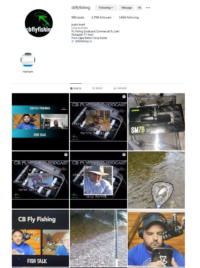 Fly Fishing Nova Scotia - CB Fly Fishing IGPhoto via: CB Fly Fishing IG